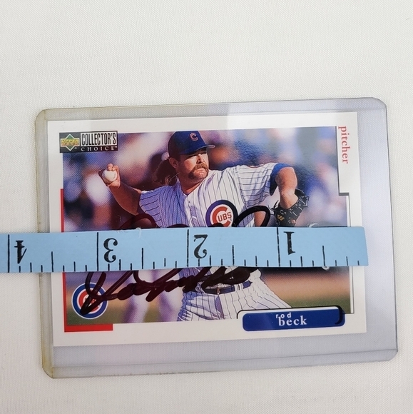 Rod Beck Signed Autographed Baseball Card 1998 Upperdeck #328 - Picture 7 of 8